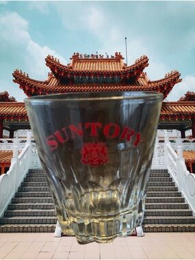 Pre Owned Suntory Shotglass Shot Glass Coat Of Arms